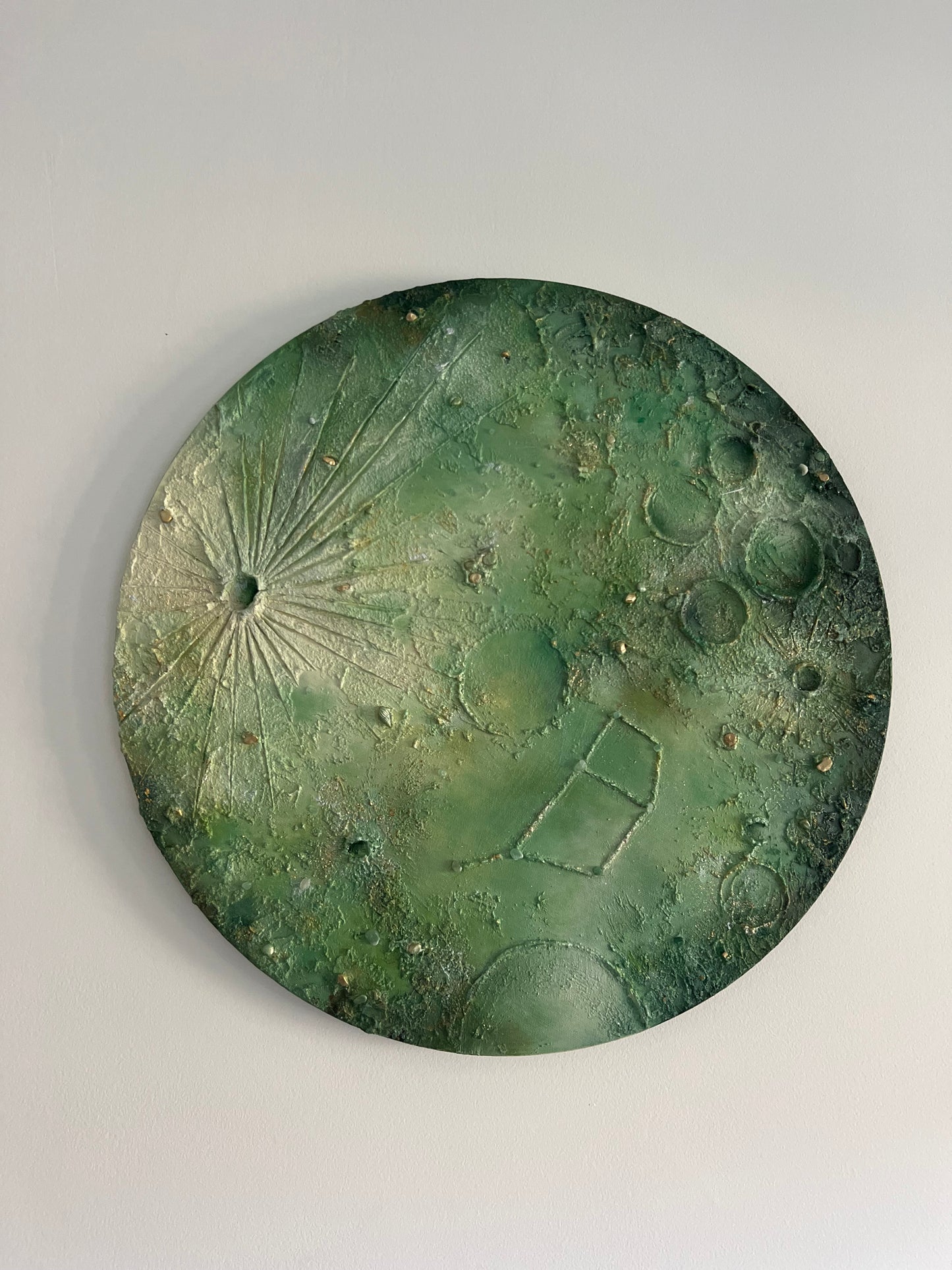 Small Moon with Crystals
