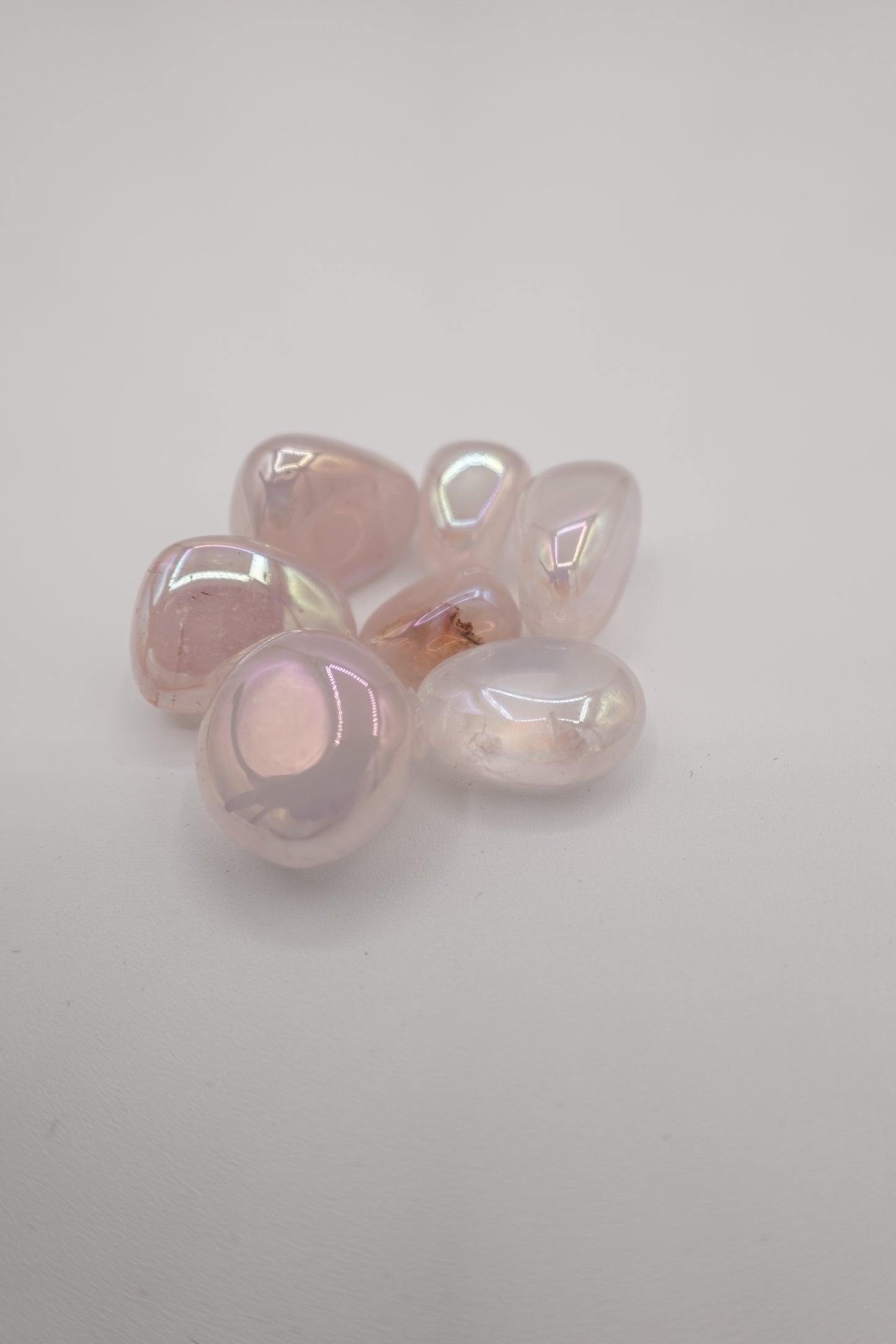 Aura Rose Quartz Pocket Crystal