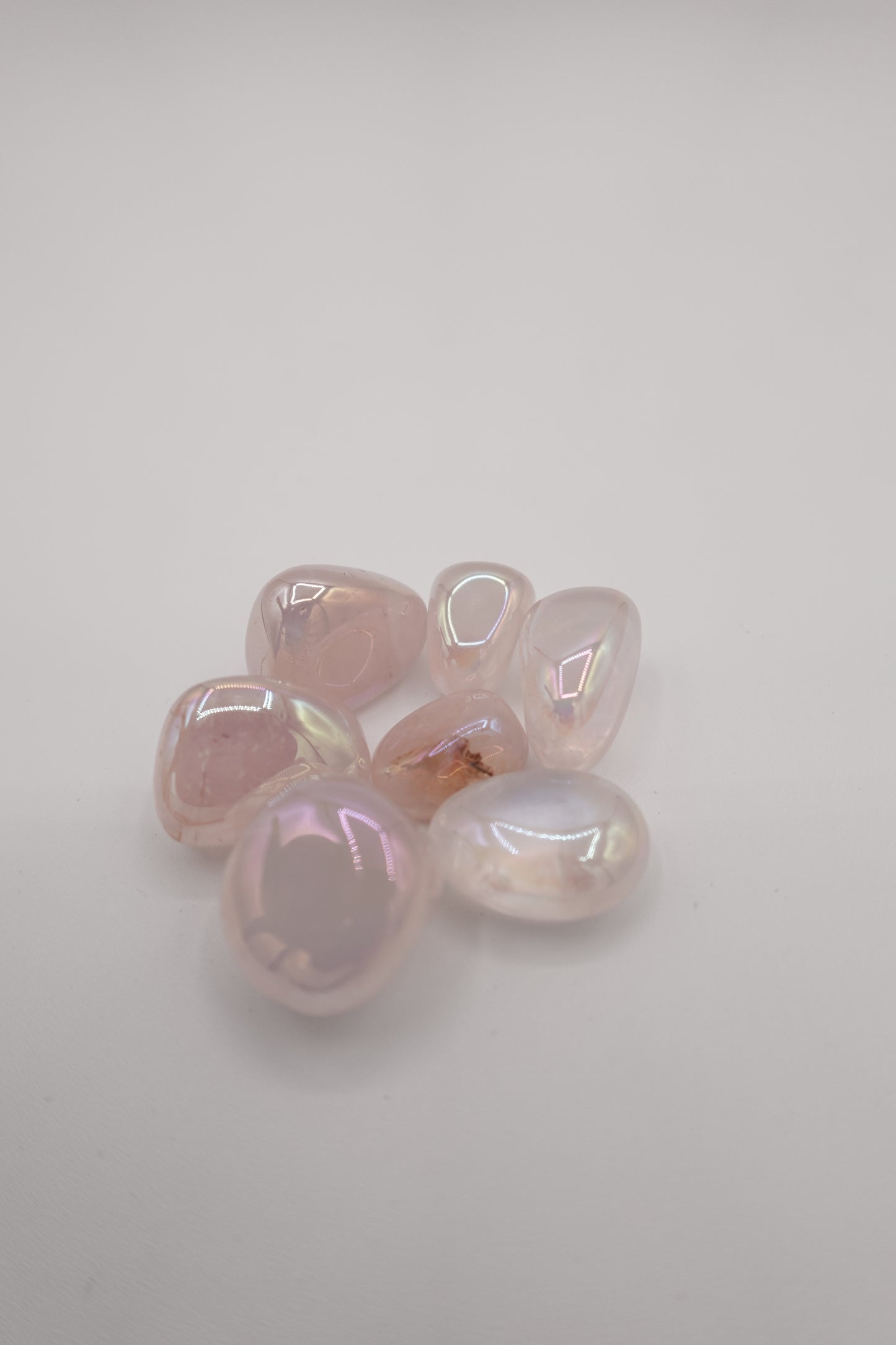 Aura Rose Quartz Pocket Crystal