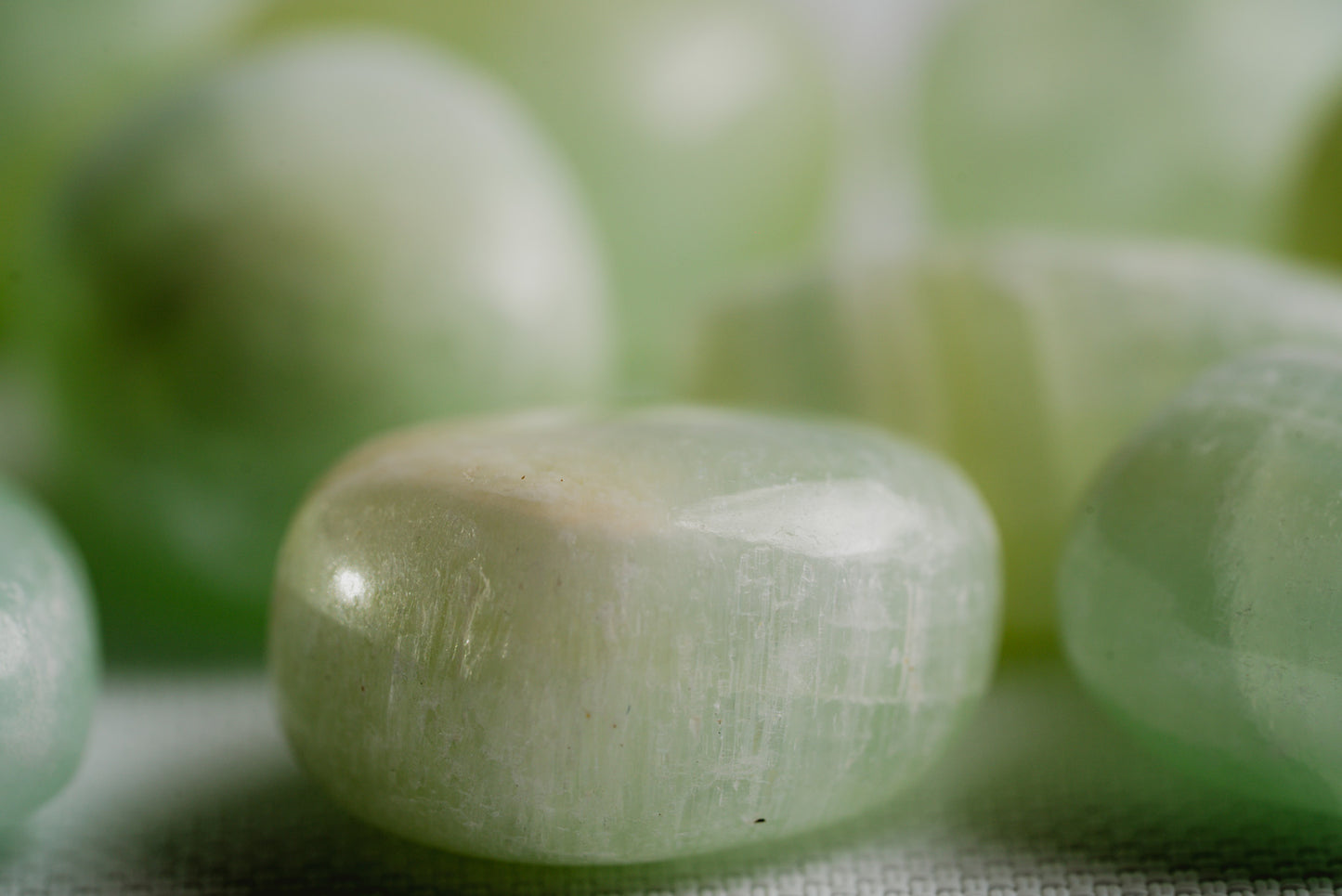 Aqua Calcite Pocket Crystal – Tranquility and Natural Softness
