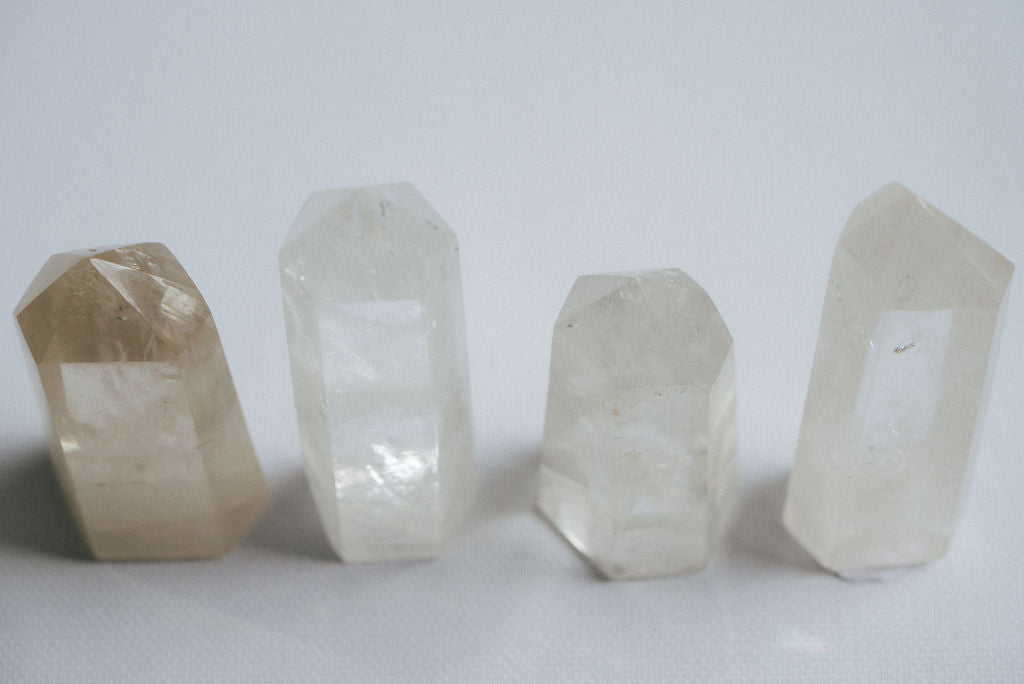 Clear Quartz Crystal Tower – Clear Quartz Tower for Clarity, Amplified Energy, and Balance
