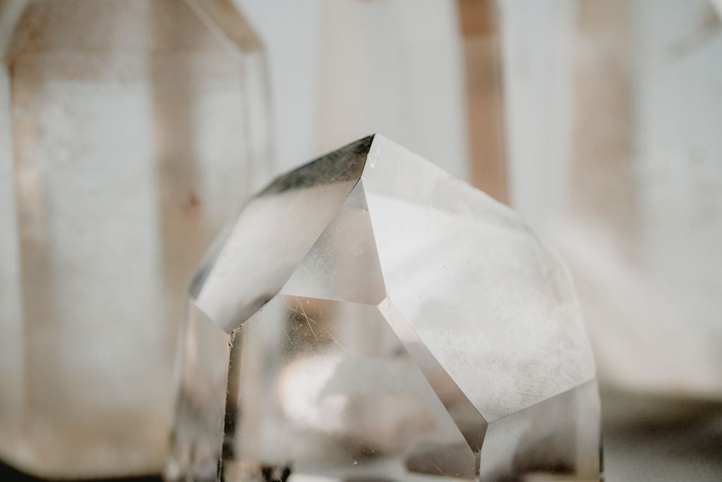 Clear Quartz Crystal Tower – Clear Quartz Tower for Clarity, Amplified Energy, and Balance