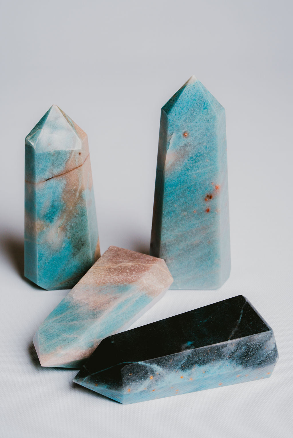 Blue Trolleite Tower – Rare Mineral for Calm, Focus, and Inner Connection
