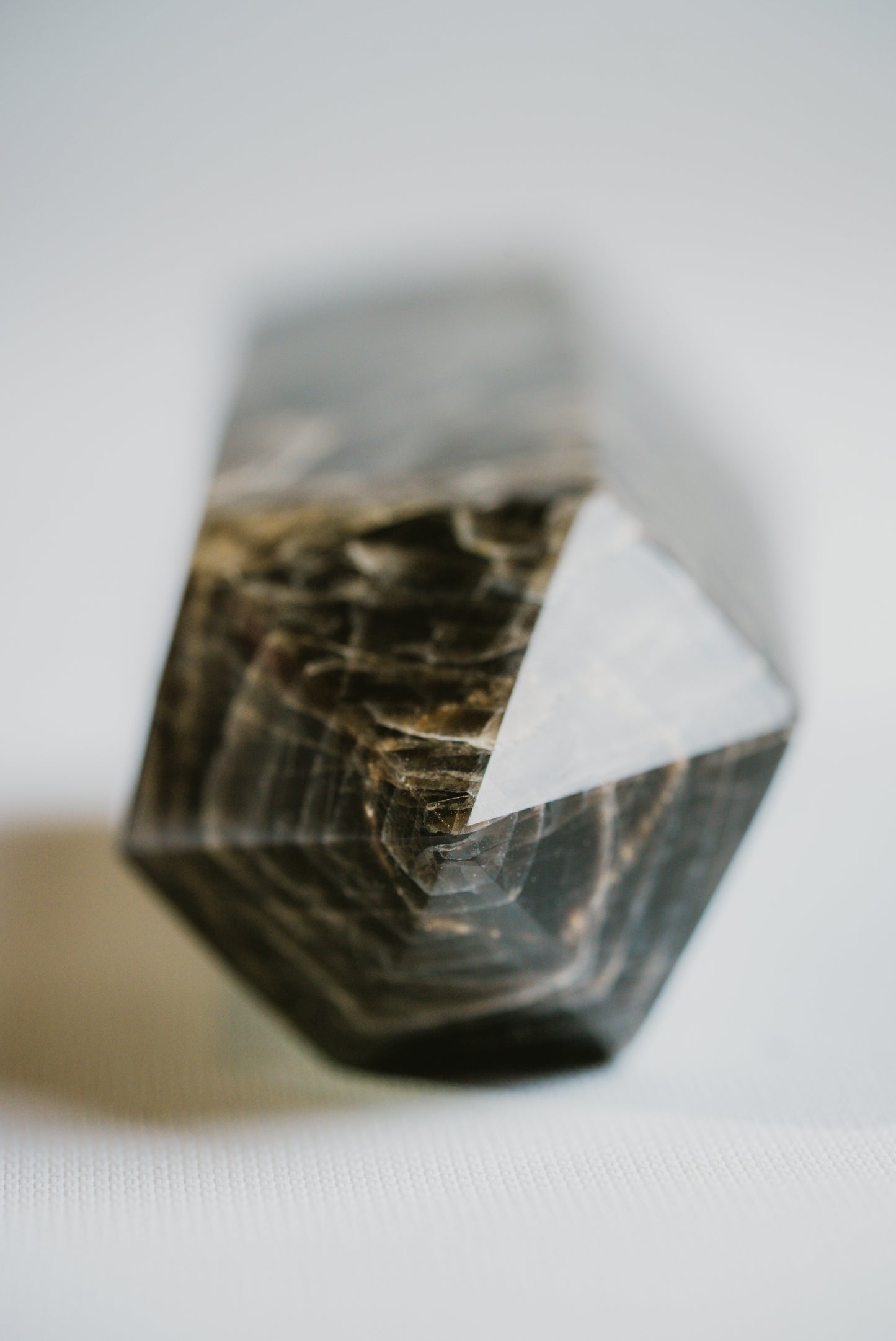 Black Tourmaline Tower – Decorative Black Tourmaline Tower for Protection and Grounding Energy