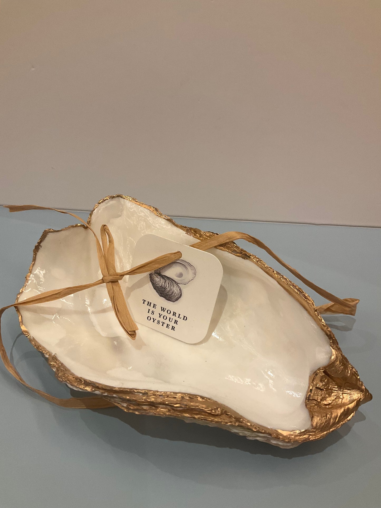 Oyster Shell Ring Dish – Decorative Shell-Shaped Dish for Rings and Small Treasures