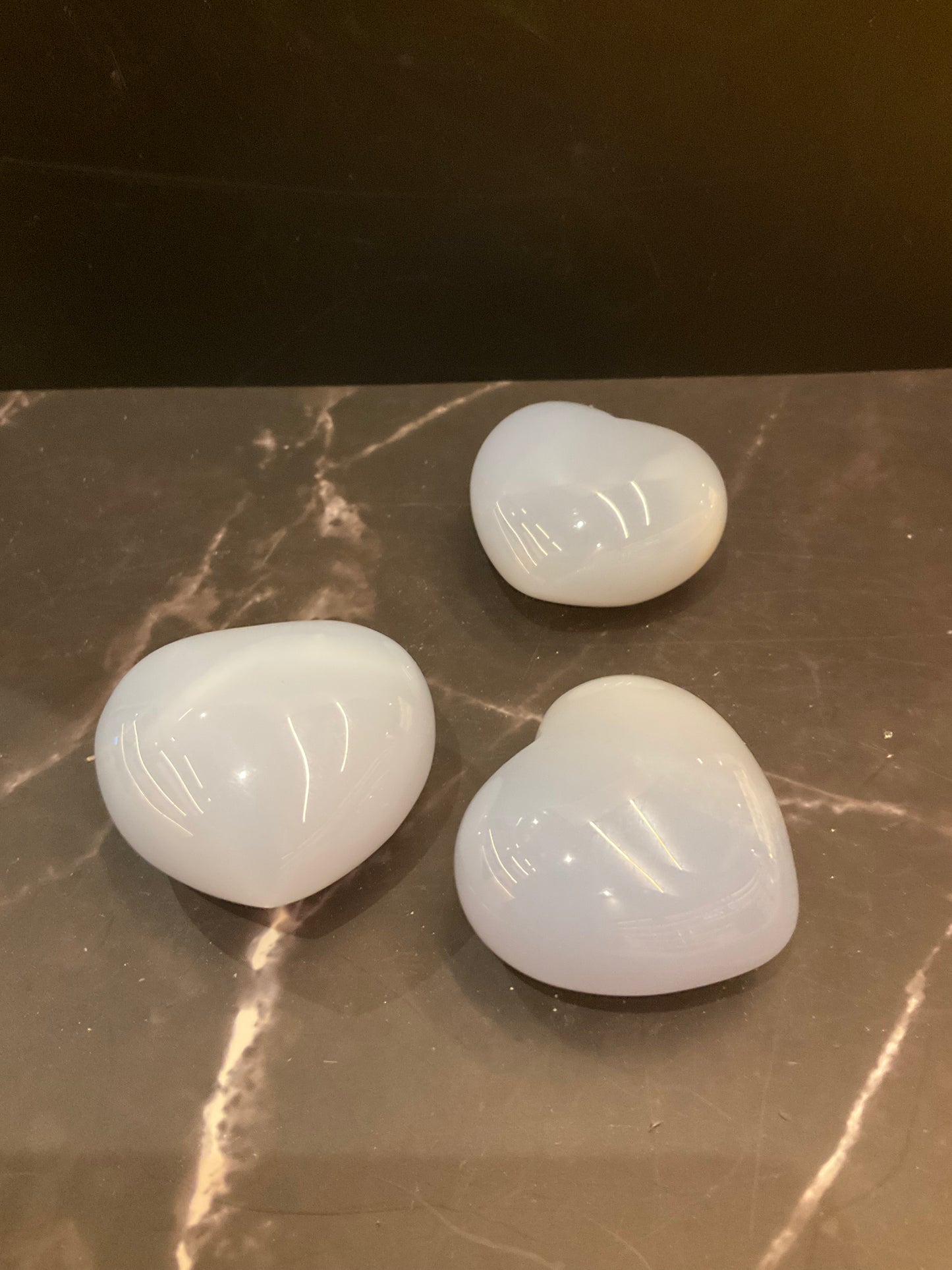 Blue Chalcedony Heart