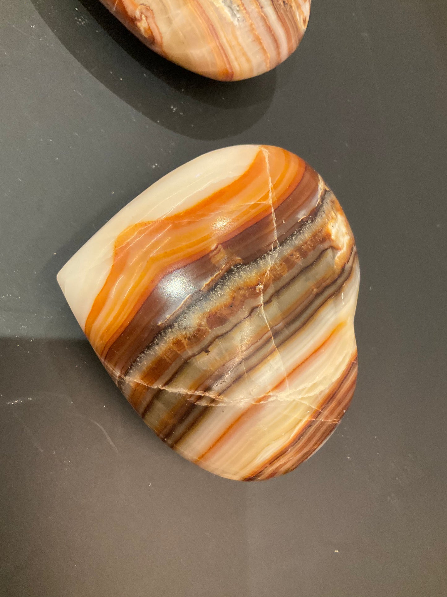 Mexican Onyx Puffy Heart