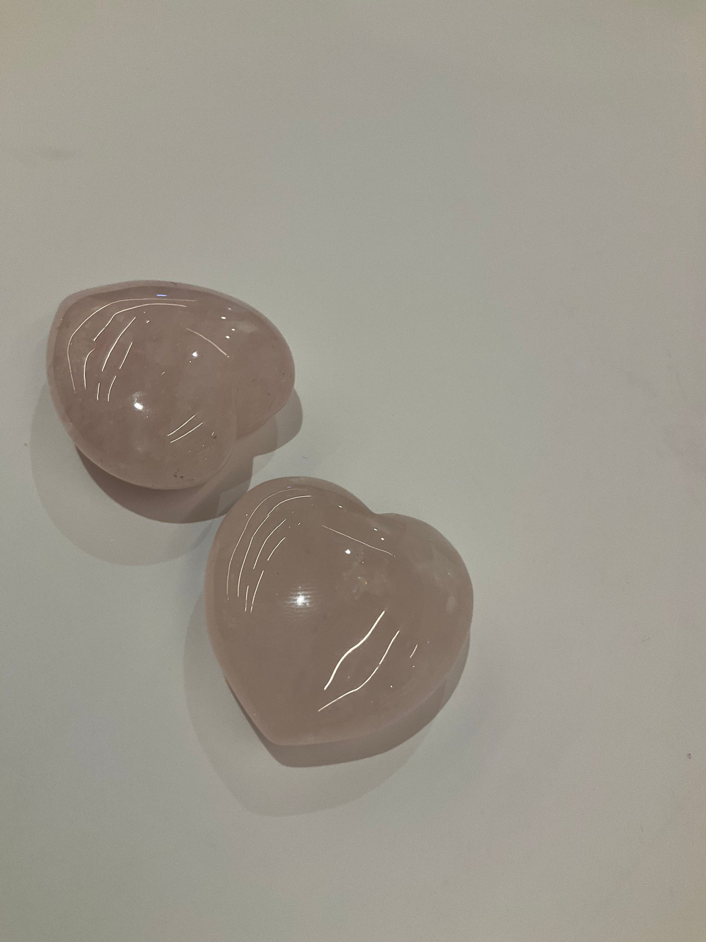 Rose Quartz Heart Shape – Decorative Rose Quartz Heart for Love, Harmony, and Emotional Clarity