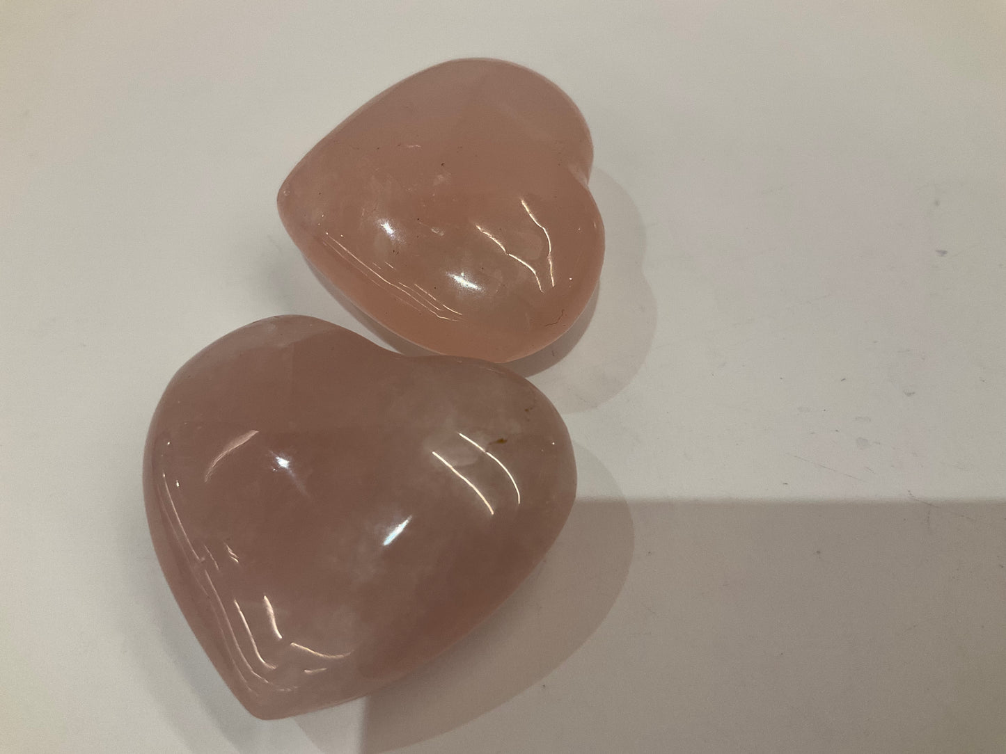 Rose Quartz Heart Shape – Decorative Rose Quartz Heart for Love, Harmony, and Emotional Clarity