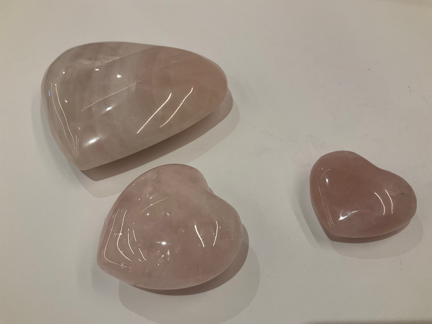Rose Quartz Heart Shape – Decorative Rose Quartz Heart for Love, Harmony, and Emotional Clarity
