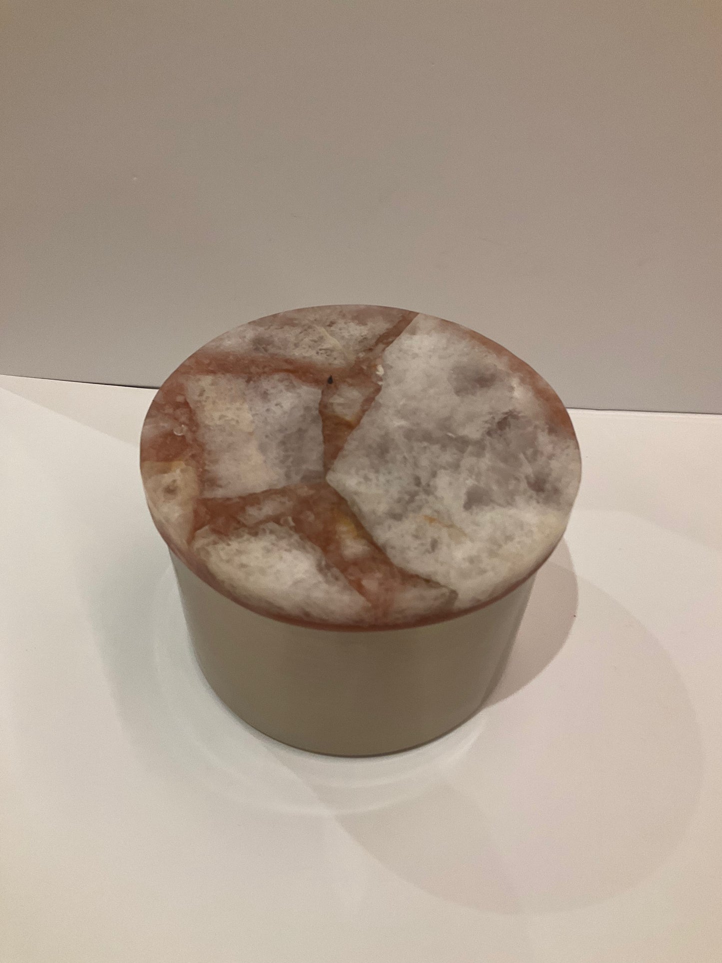 Rose Quartz Stone Box