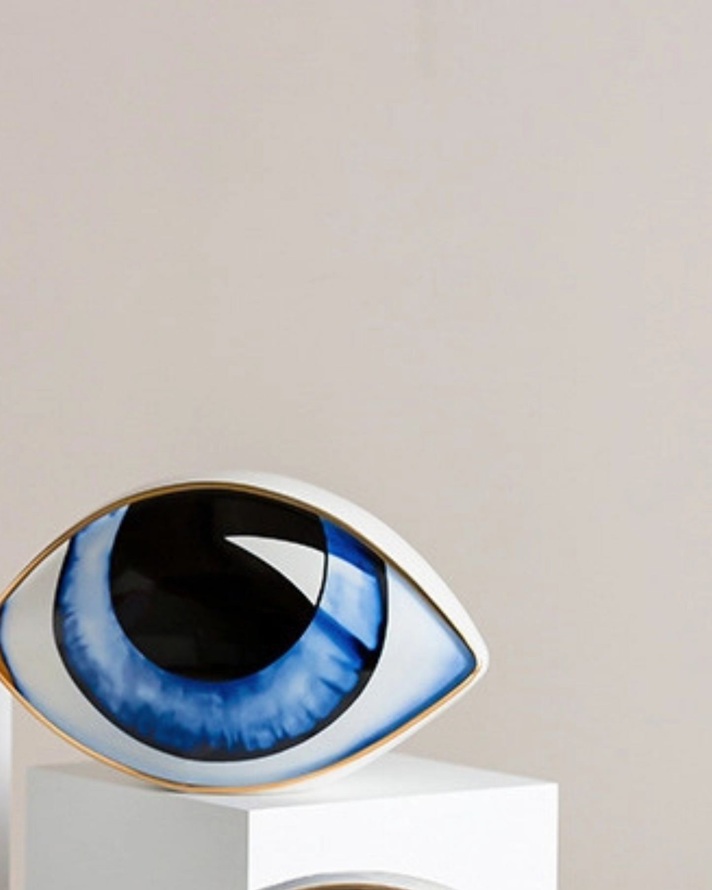 Lucky Eye Ceramic Statue