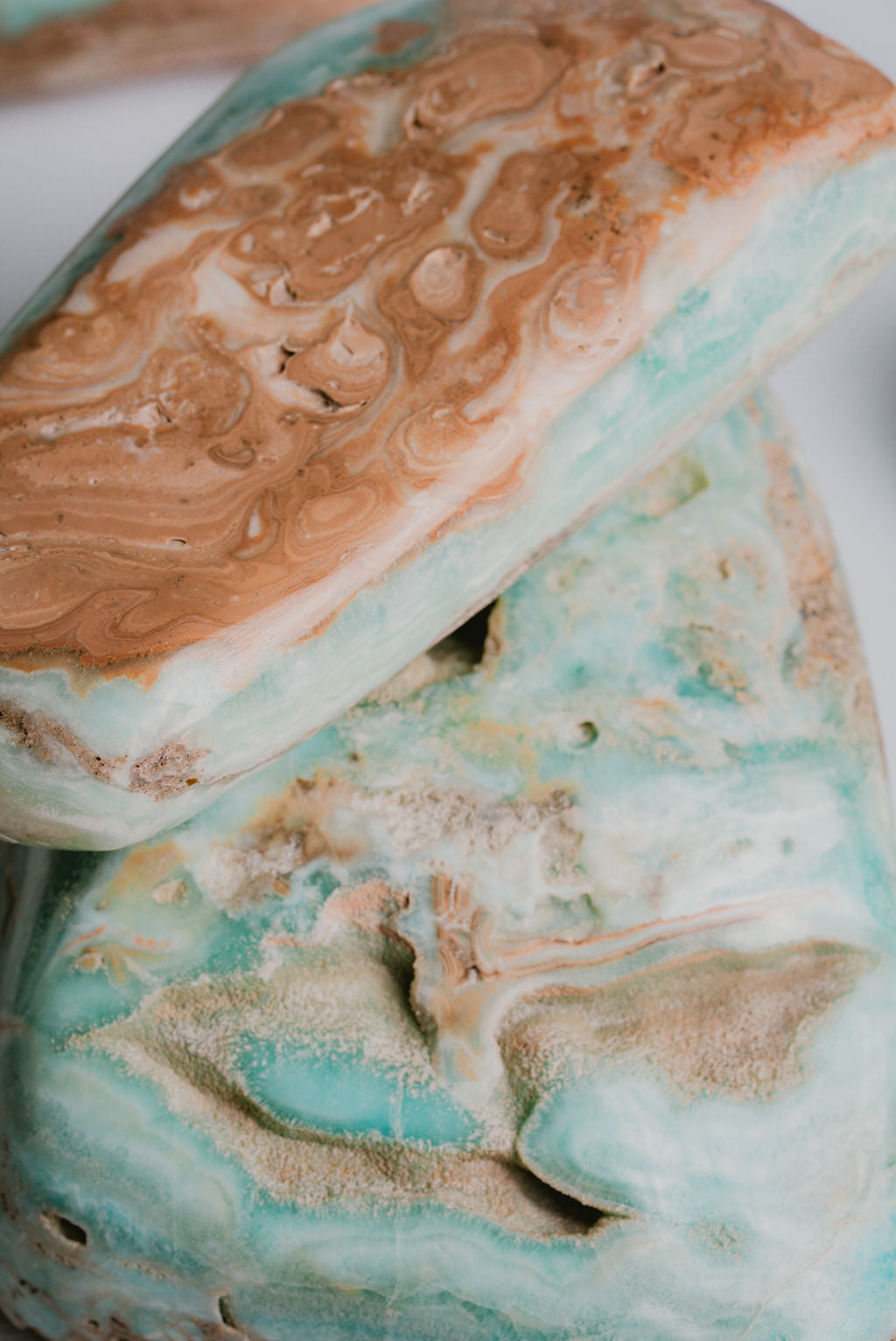 Blue Aragonite Free Form – Decorative Blue Aragonite for Serenity and Emotional Clarity