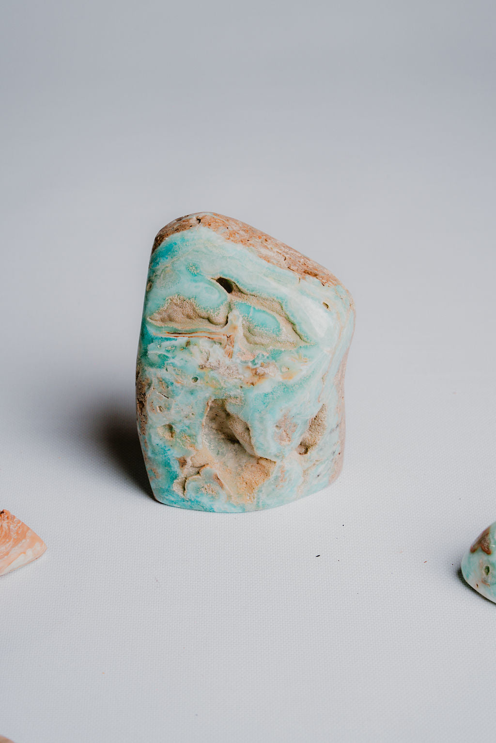Blue Aragonite Free Form – Decorative Blue Aragonite for Serenity and Emotional Clarity