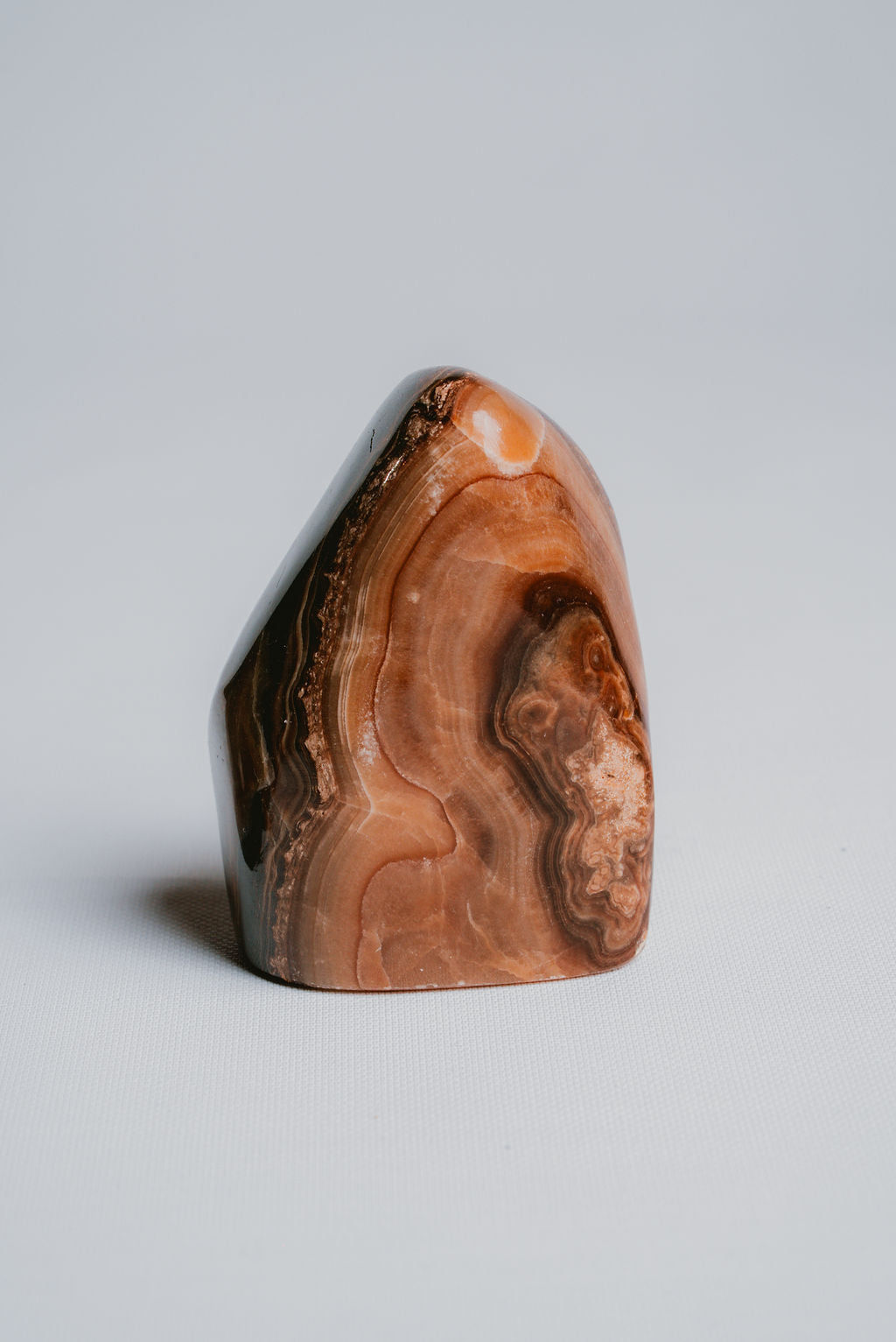 Chocolate Calcite Free Form – Decorative Chocolate Calcite for Stability and Warm Energy