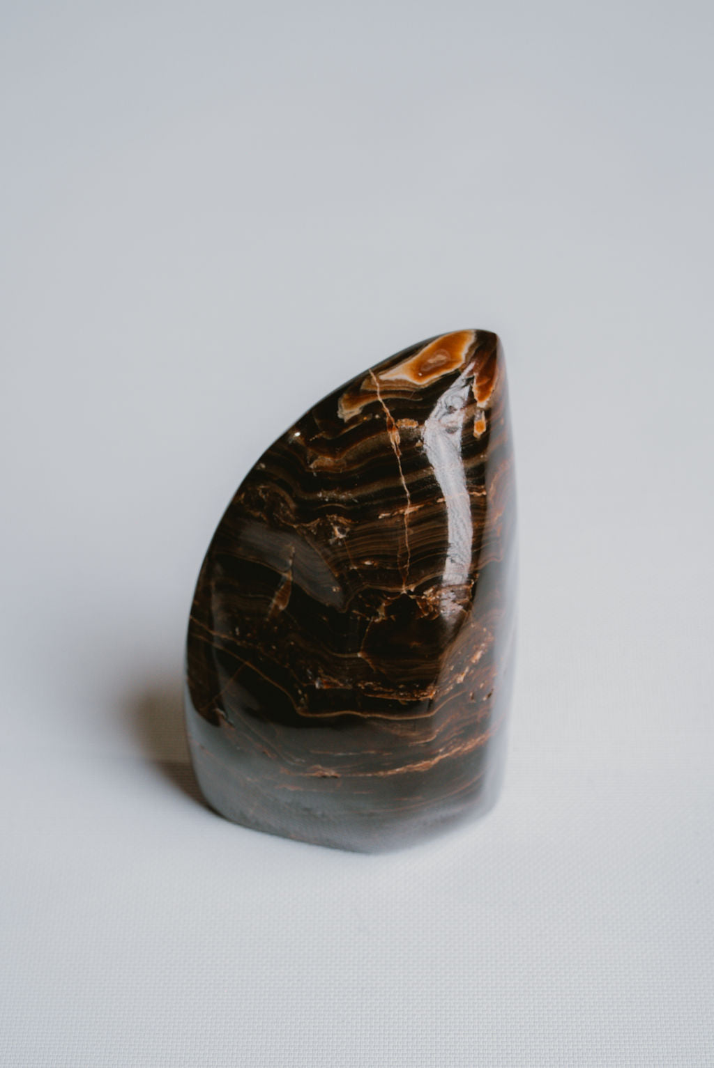 Chocolate Calcite Free Form – Decorative Chocolate Calcite for Stability and Warm Energy