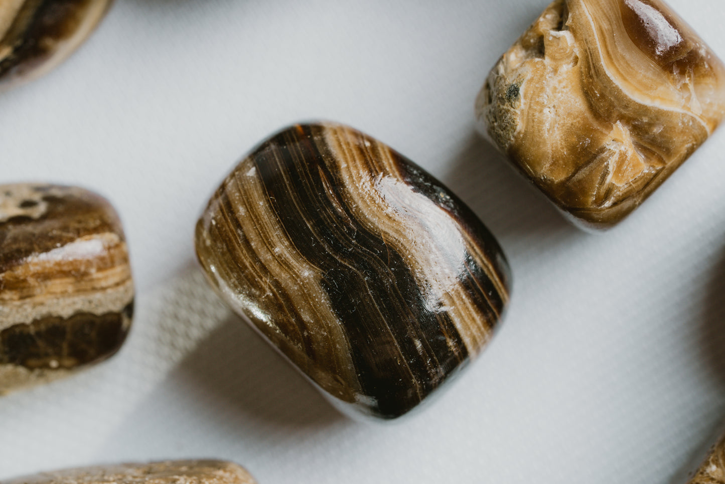 Chocolate Calcite Pocket Crystal – Warm Stone for Stability, Grounding, and Natural Beauty
