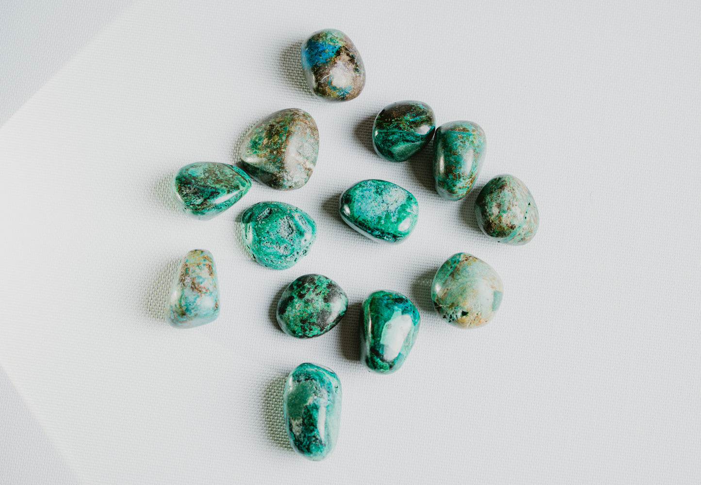 Chrysocolla Pocket Crystal – Calm, Expression, and Natural Beauty