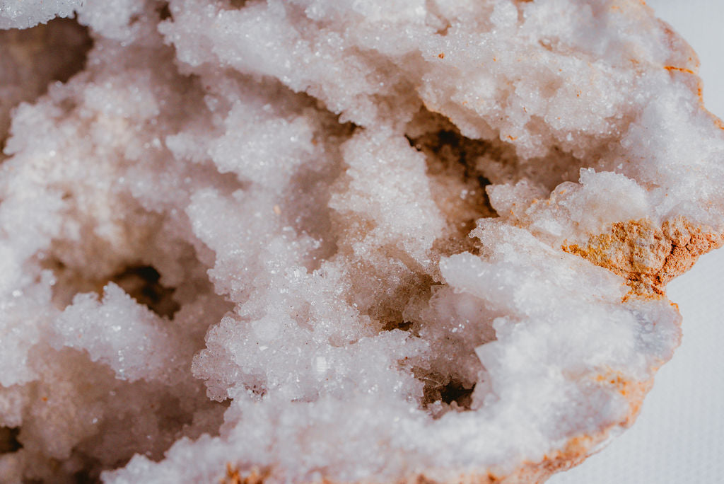 Clear Natural Quartz Druzy Geode – Crystal for Clarity, Balance, and Amplified Energy