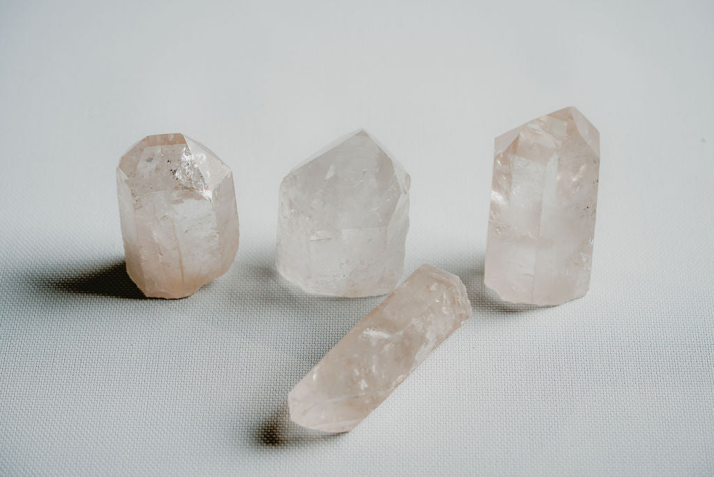 Clear Quartz Point with Cut Base – Crystal of Clarity and Energy for Balanced Spaces