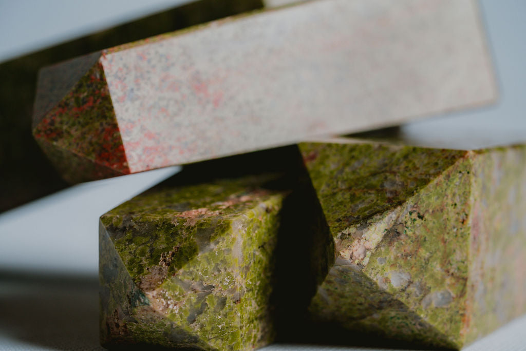 Grass Jasper Tower – Decorative Green Jasper Tower for Grounding, Stability, and Natural Energy