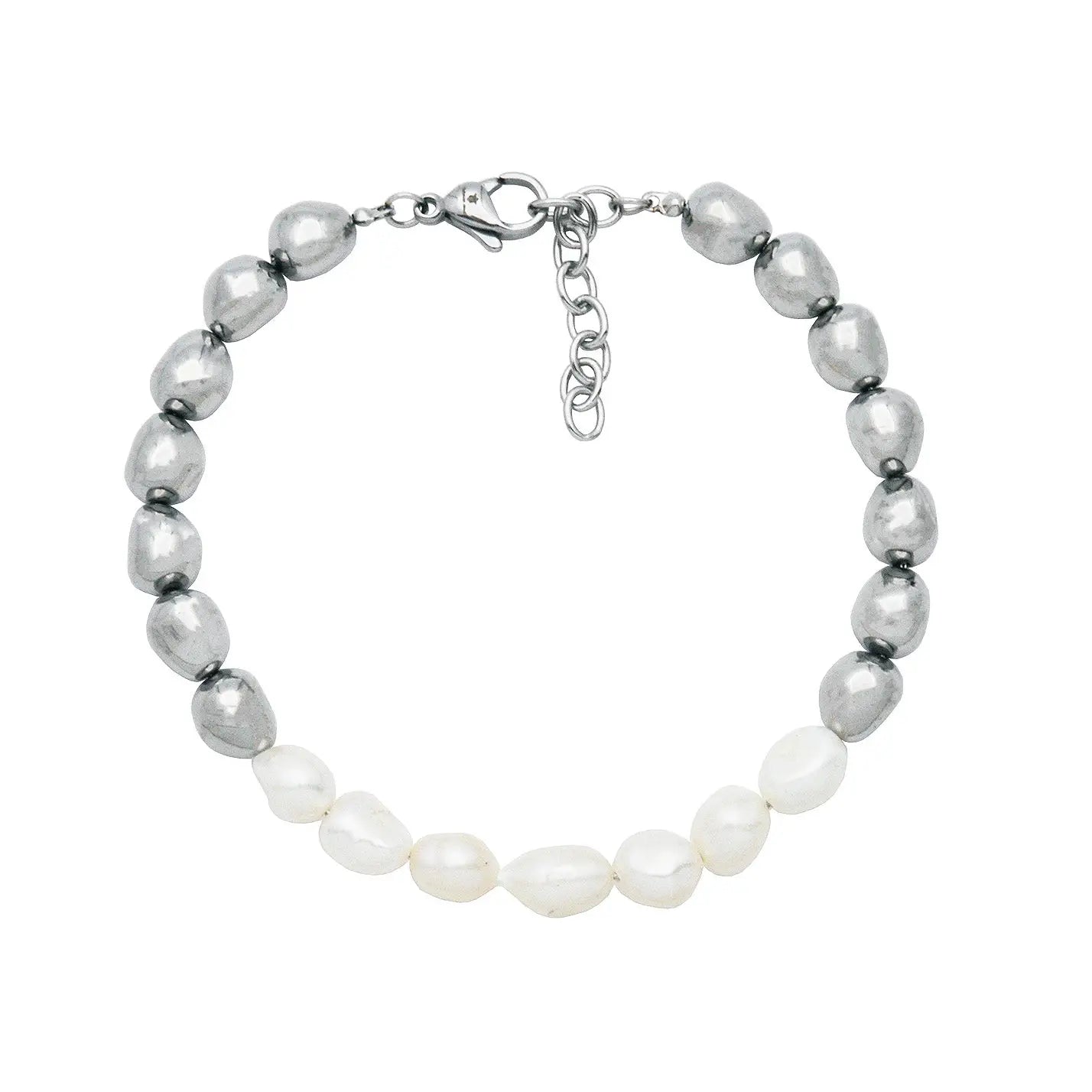 Stainless-Steel-Bracelet –-Adjustable-8–9"-Extension