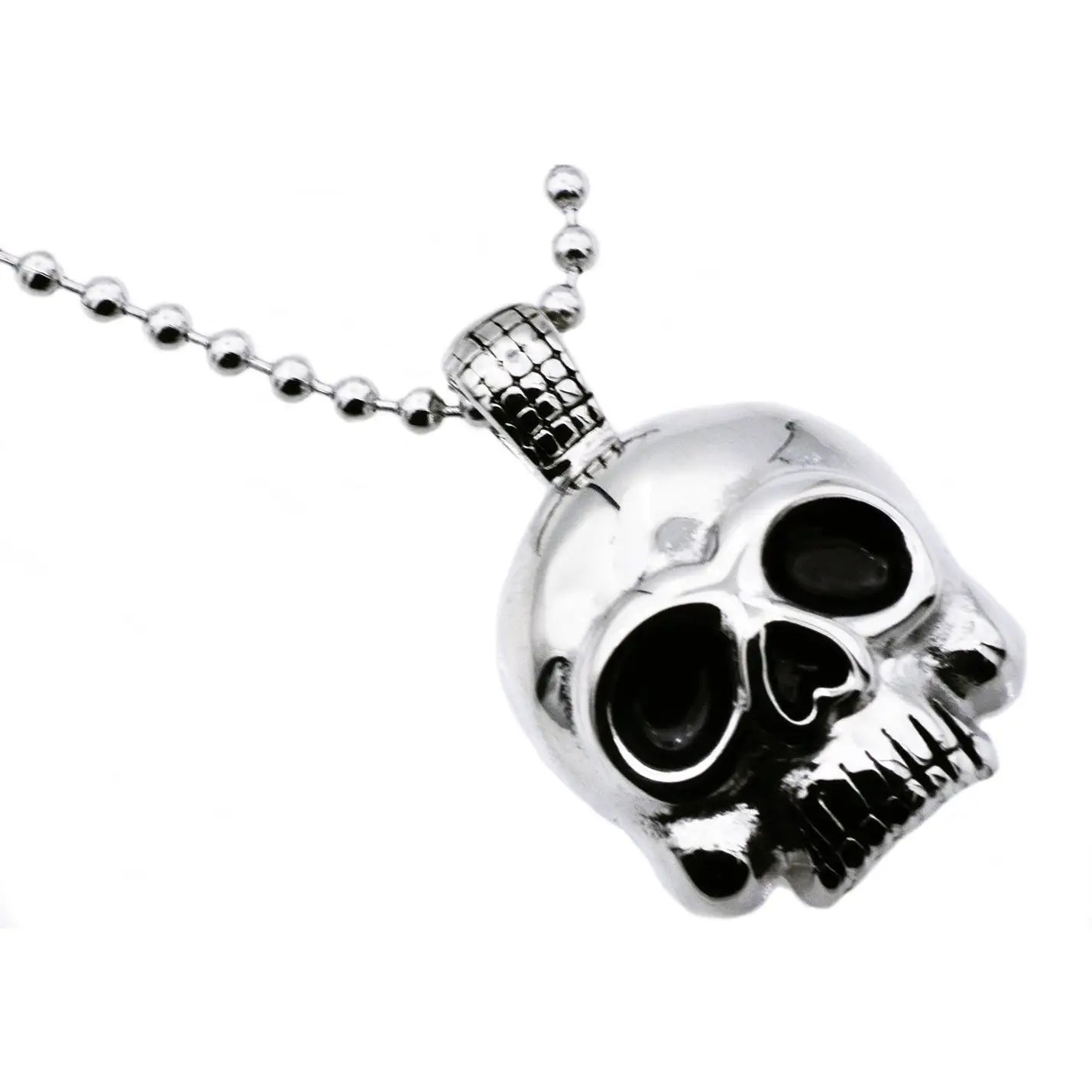 Men's-Stainless-Steel-Skull-Pendant-Necklace