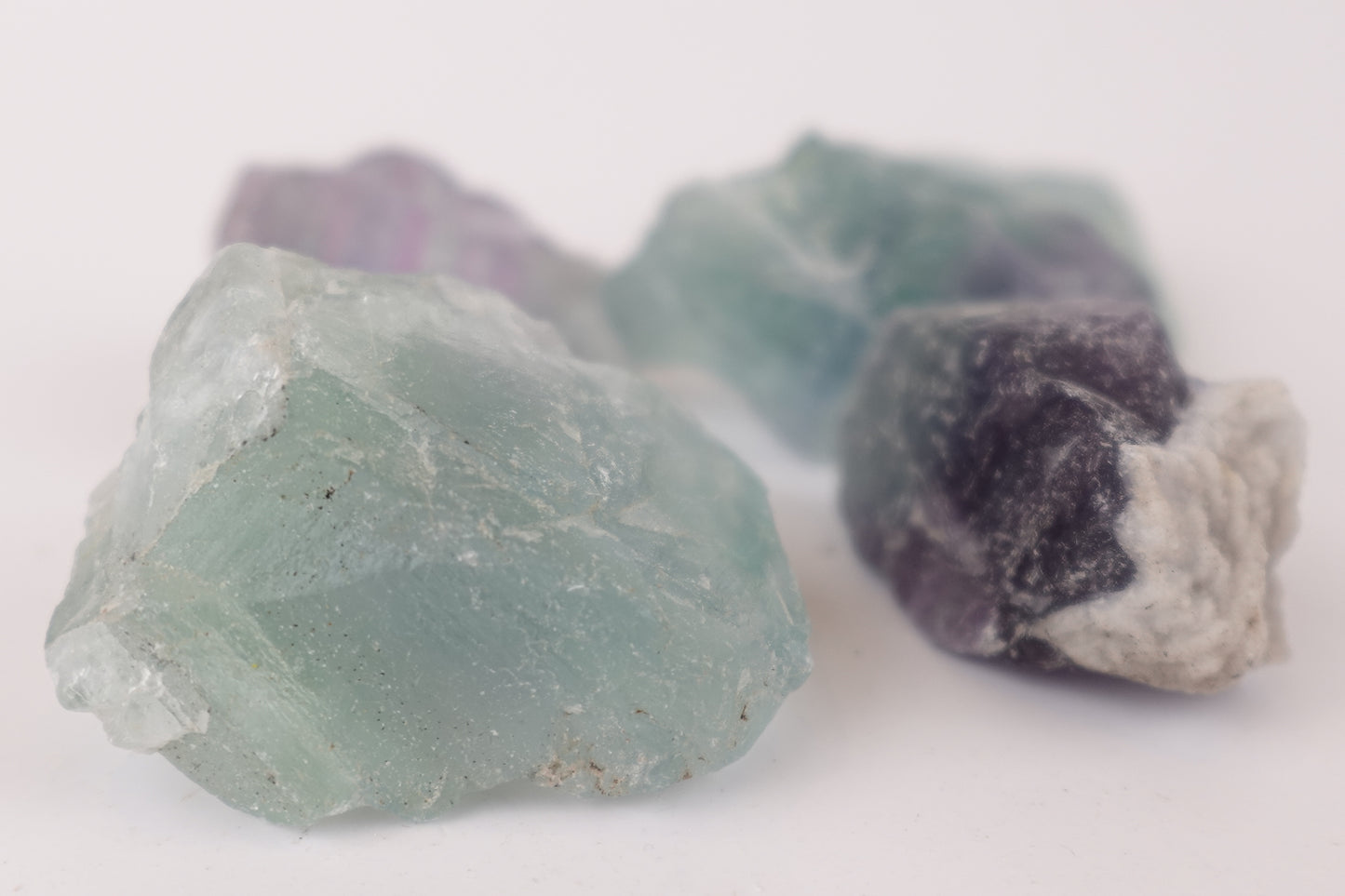 Natural Rainbow Fluorite Chunk – Raw Fluorite Stone for Energy and Collection