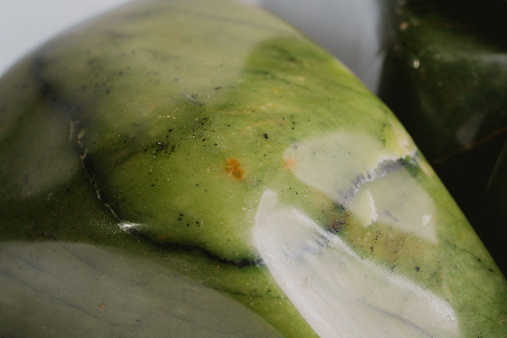 Nephrite Jade Free Form – Decorative Nephrite Jade Stone for Protection and Energy Stability