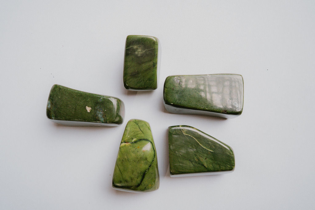 Nephrite Jade Free Form – Decorative Nephrite Jade Stone for Protection and Energy Stability