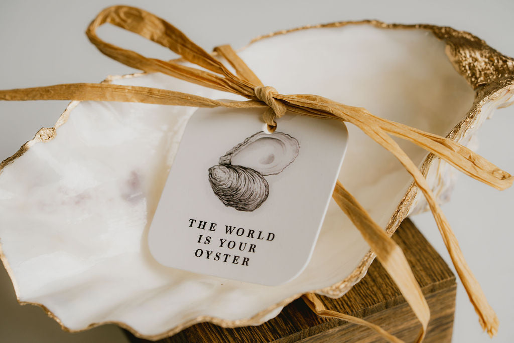 Oyster Shell Ring Dish – Decorative Shell-Shaped Dish for Rings and Small Treasures