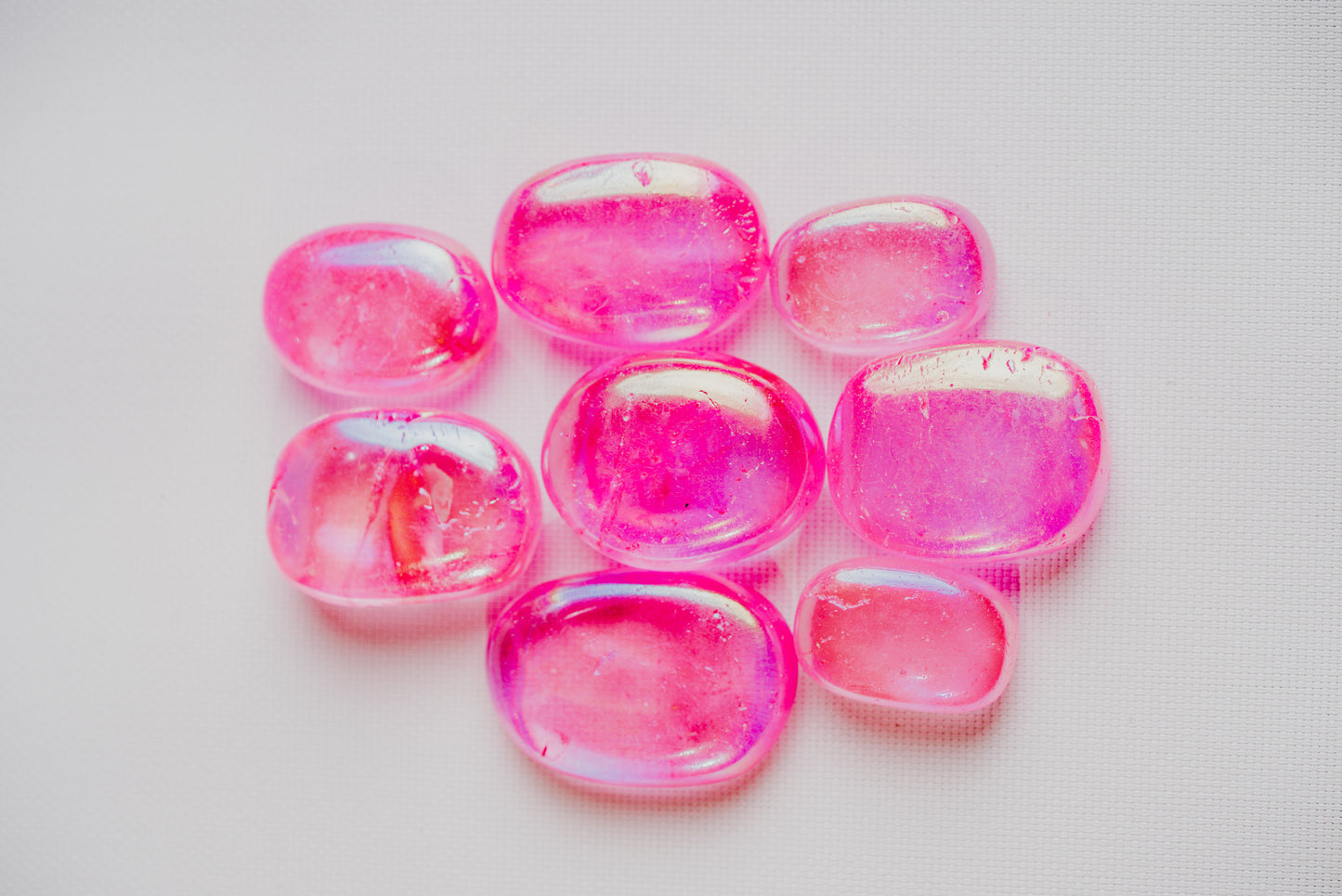 Pink Aura – Titanium Pink Pocket Crystal for Emotional Balance and Subtle Beauty