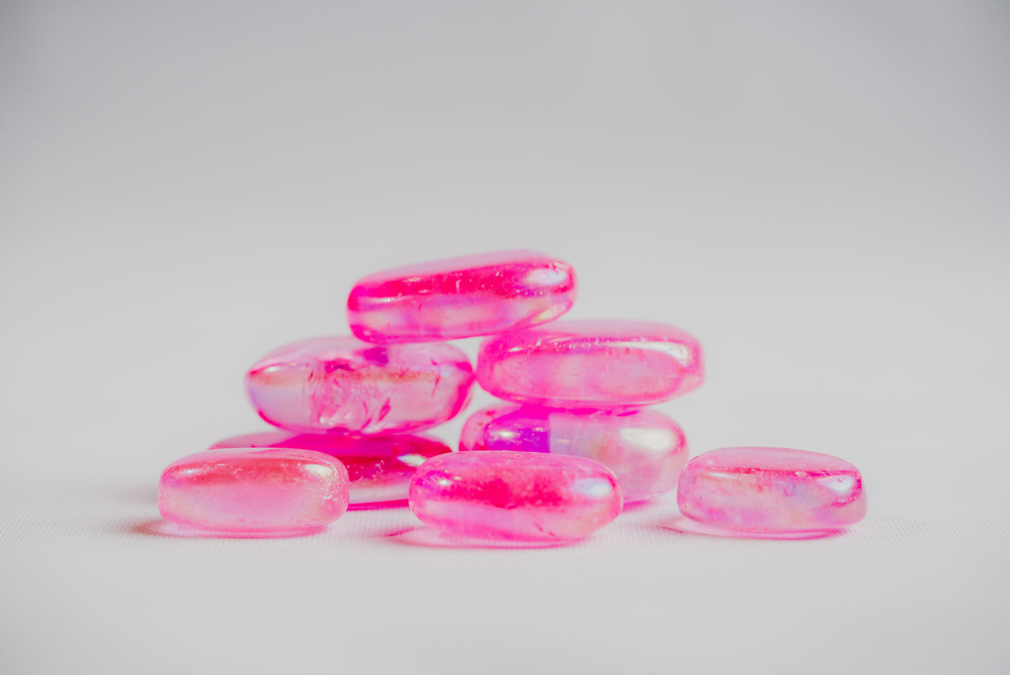 Pink Aura – Titanium Pink Pocket Crystal for Emotional Balance and Subtle Beauty