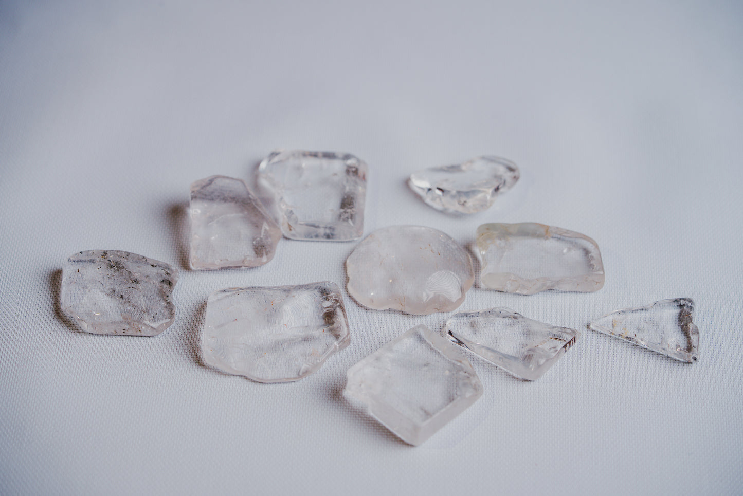 Polished Clear Quartz Pocket Crystal – Pure Energy for Clarity, Balance, and Daily Focus