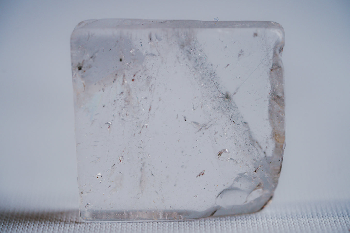 Polished Clear Quartz Pocket Crystal – Pure Energy for Clarity, Balance, and Daily Focus