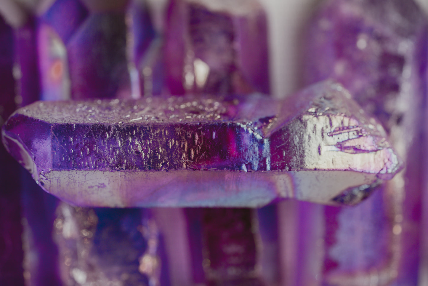 Purple Aura – Titanium Aura Purple Points for Protection and Spiritual Alignment