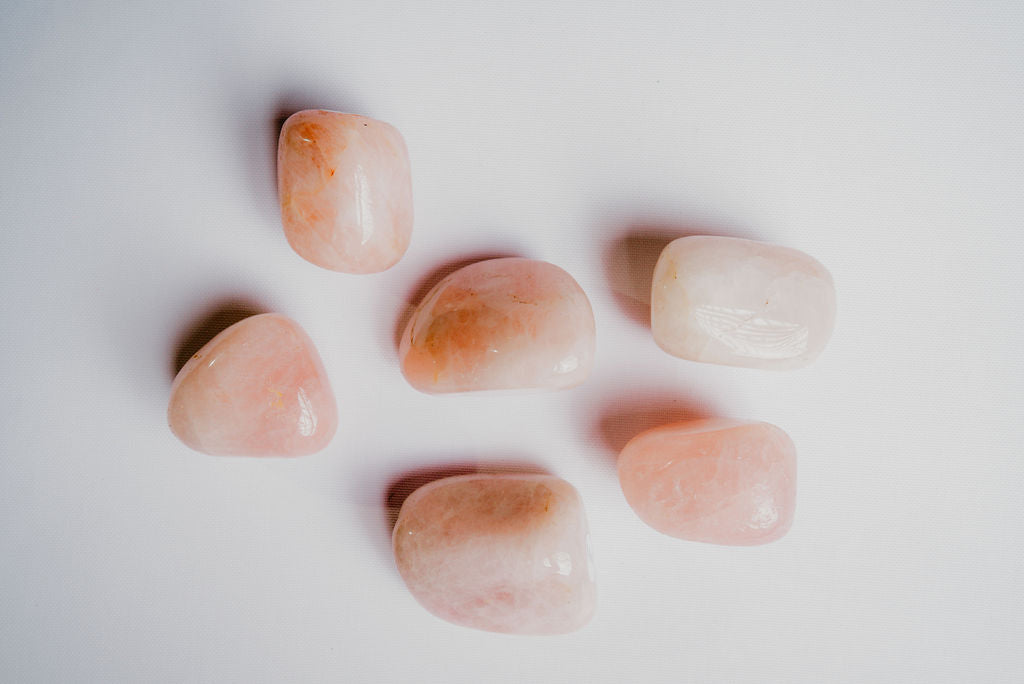 Oval rose quartz