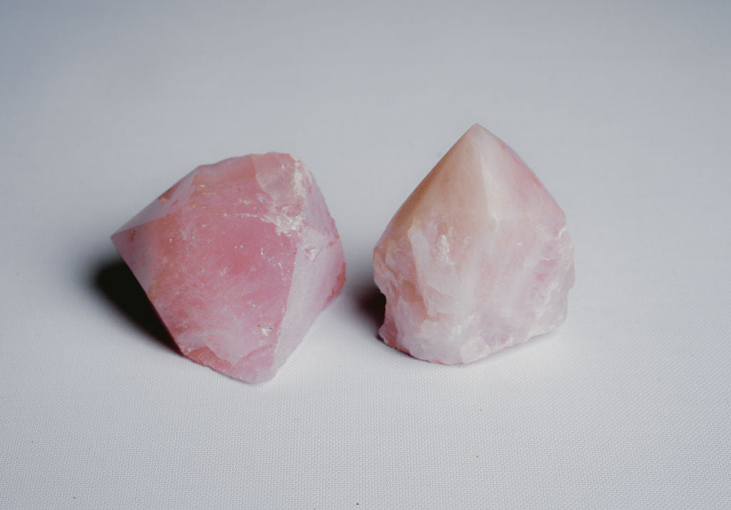 Rose Quartz Raw Point – Love, Harmony, and Emotional Clarity
