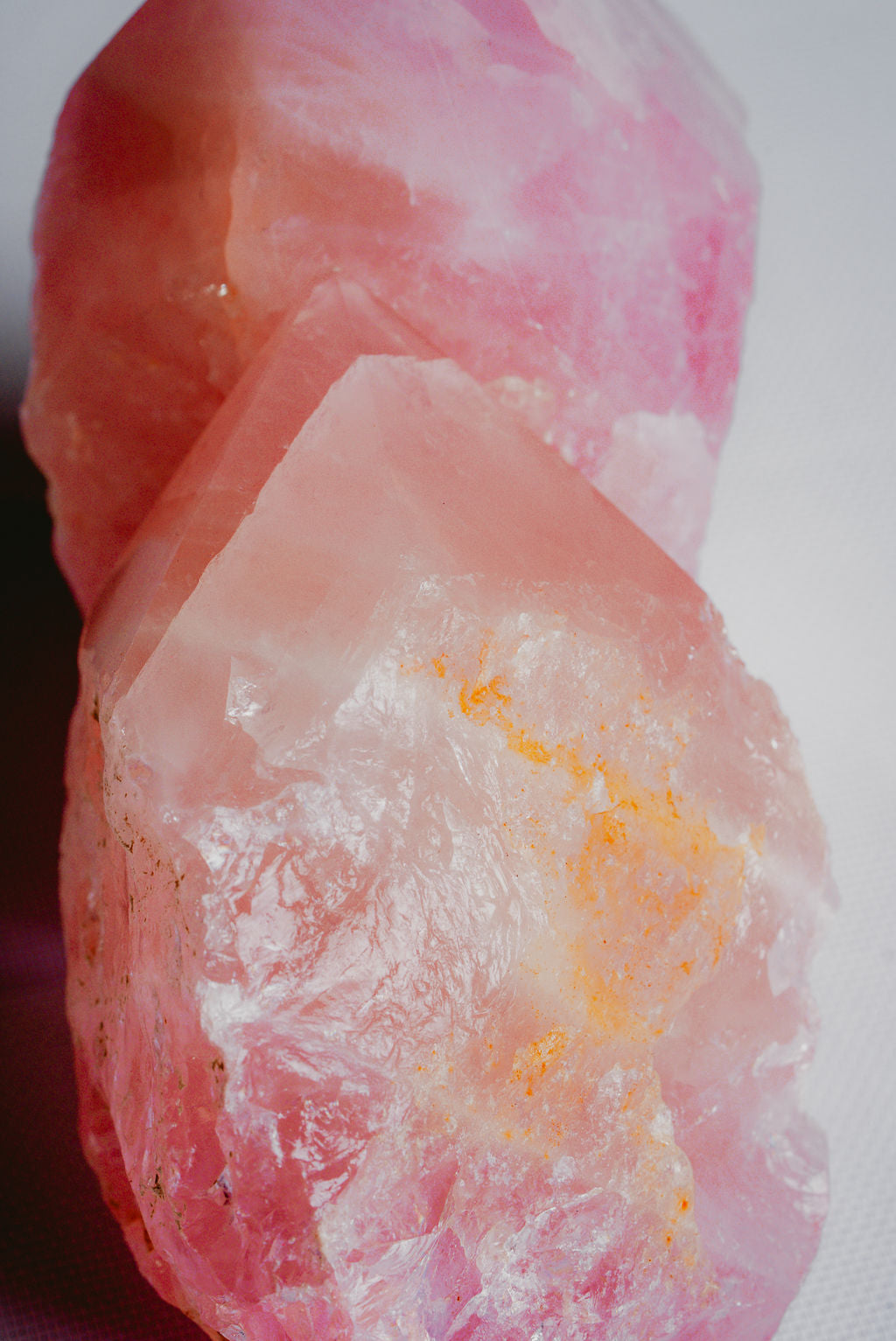 Rose Quartz Raw Point – Love, Harmony, and Emotional Clarity