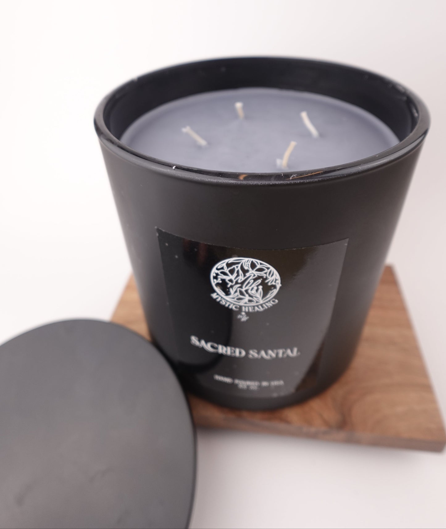 Sacred Santal-Aromatic Sandalwood Candle for Space Harmonization