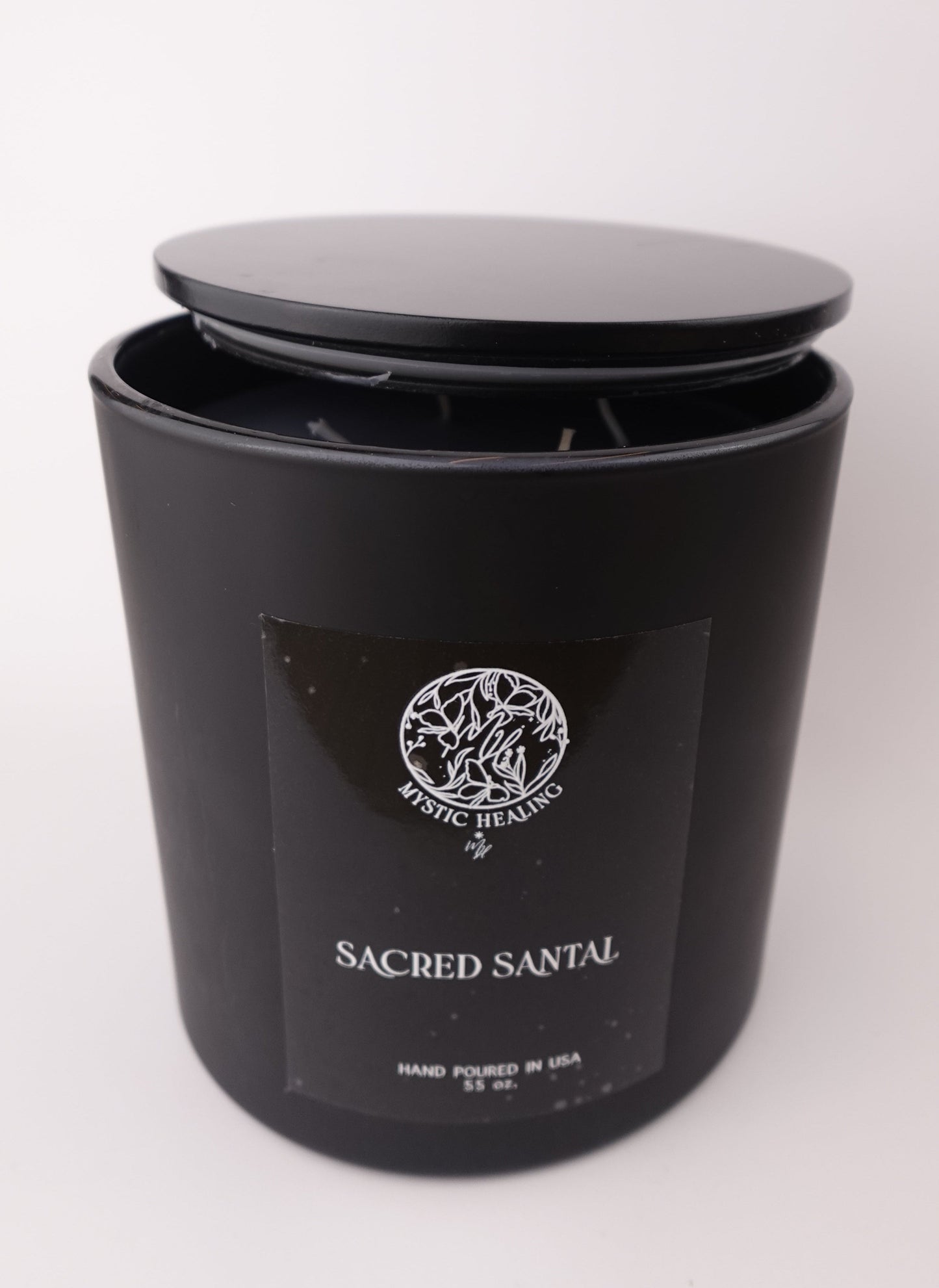Sacred Santal-Aromatic Sandalwood Candle for Space Harmonization