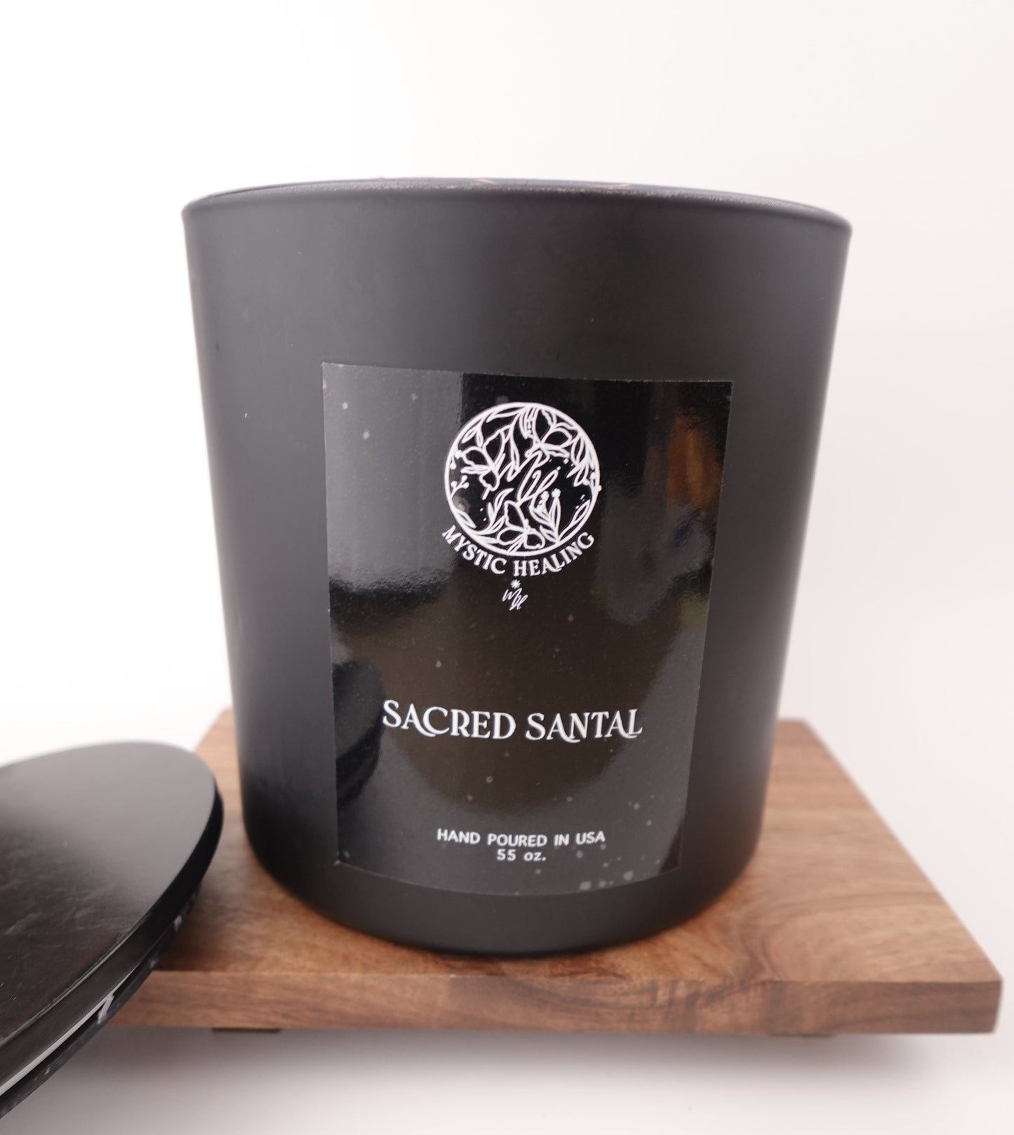 Sacred Santal-Aromatic Sandalwood Candle for Space Harmonization