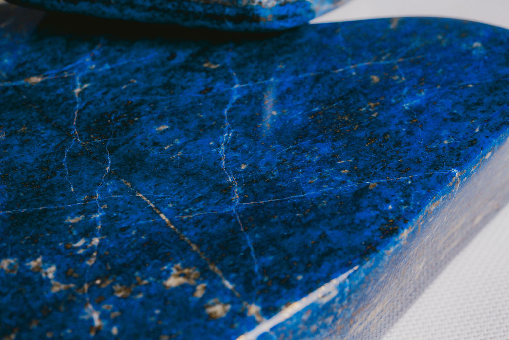 Self-Standing Lapis Lazuli Set – Decorative Lapis Lazuli Figures for Wisdom and Mental Clarity
