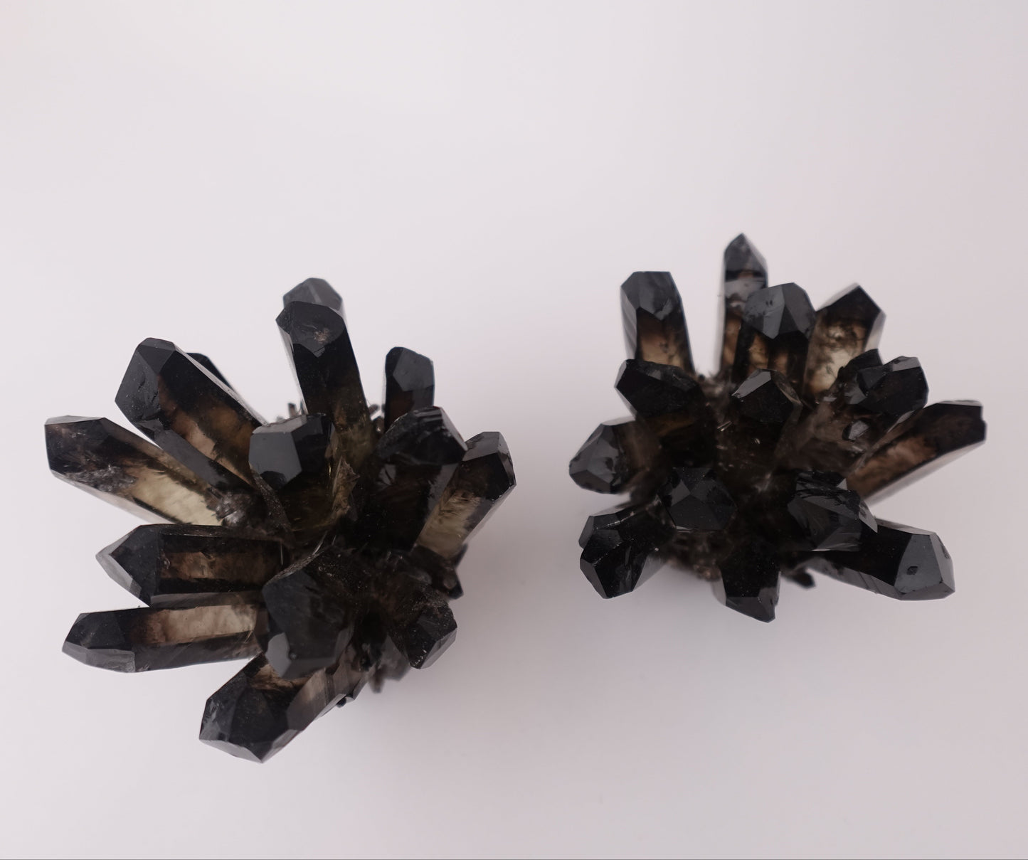 Smoky Phantom Quartz Cluster – Grounding, Transformation, and Inner Strength