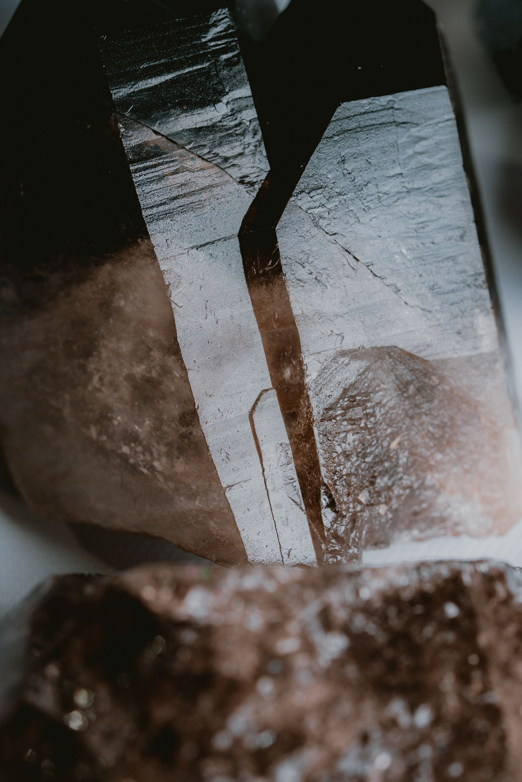 Smoky Quartz Point Raw – Raw Smoky Quartz Point for Protection, Clarity, and Grounding Energy