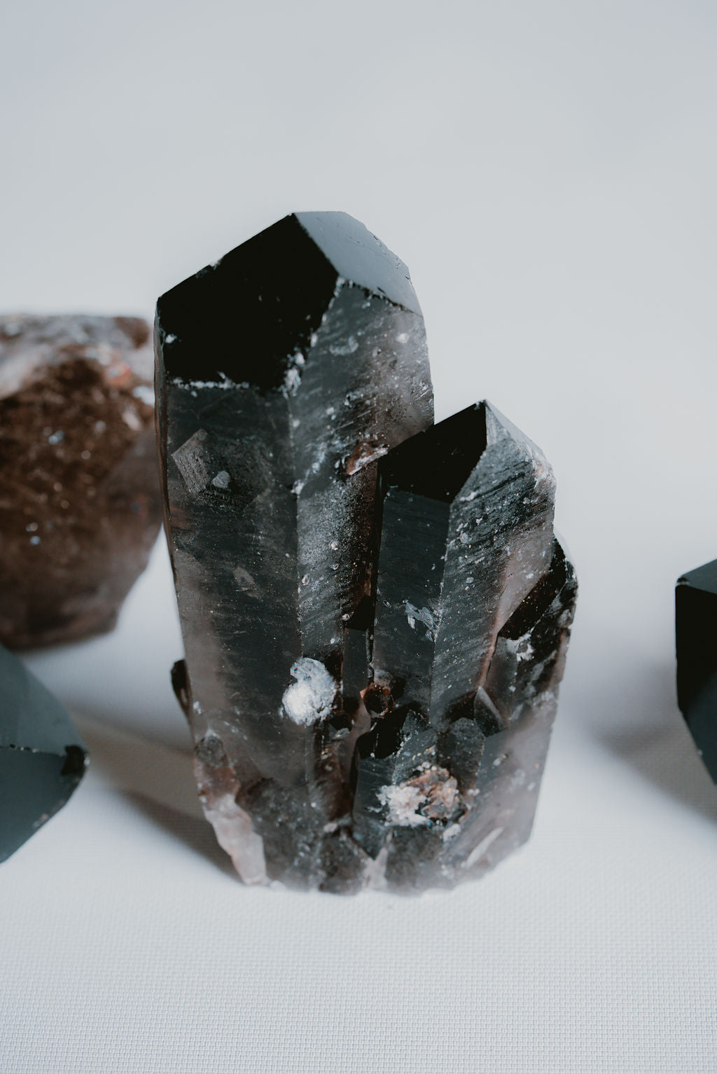 Smoky Quartz Point Raw – Raw Smoky Quartz Point for Protection, Clarity, and Grounding Energy