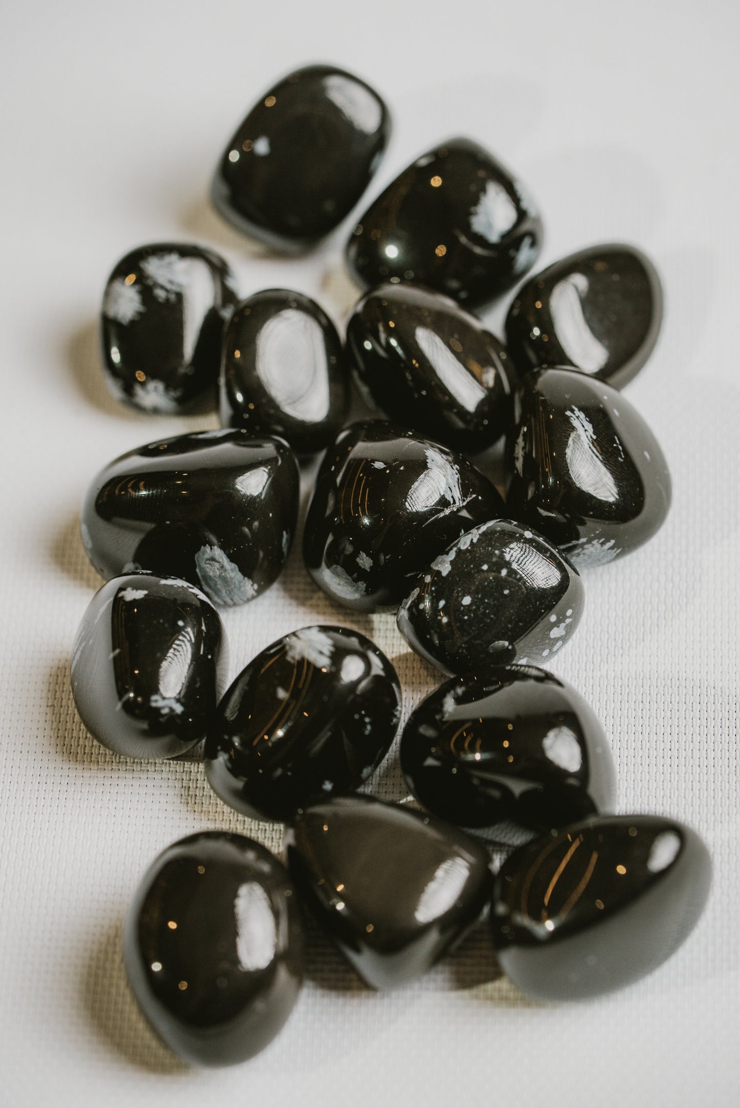 Snowflake Obsidian Pocket Crystal – Stone of Calm, Clarity, and Inner Focus