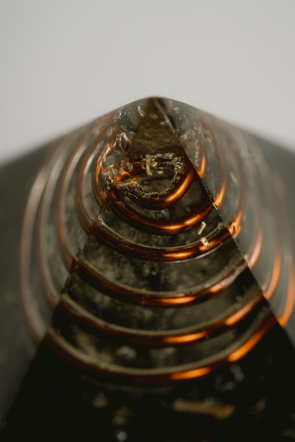 Tetragrammaton Pyramid with Black Tourmaline – Energetic Protection and Spiritual Balance