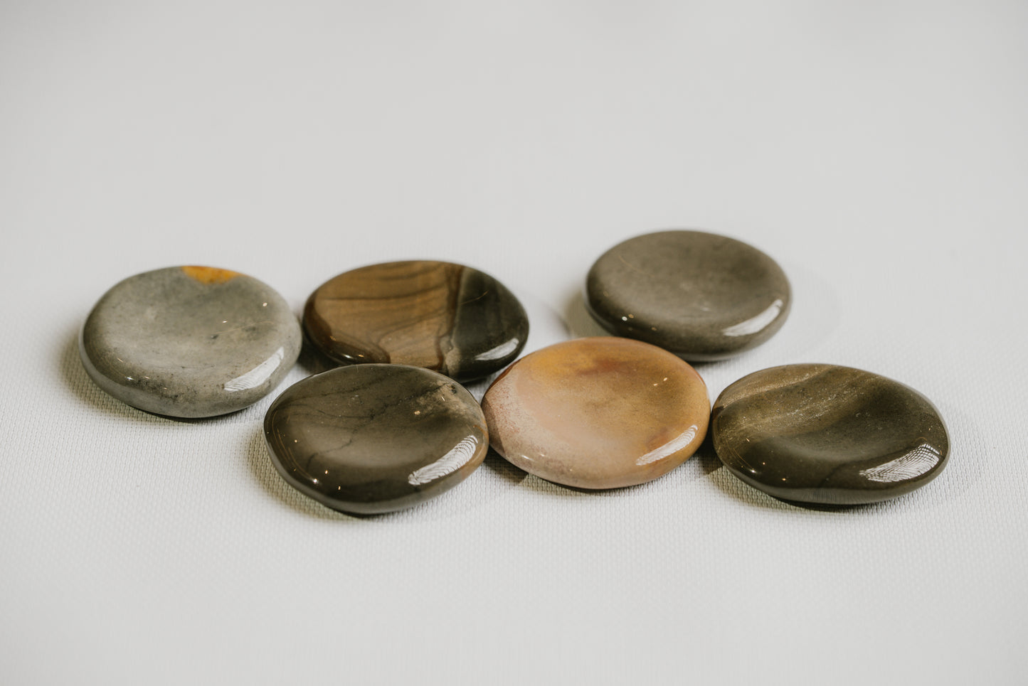 Volcano Agate Disc – Decorative Volcano Agate Disc for Strength, Protection, and Fire Energy