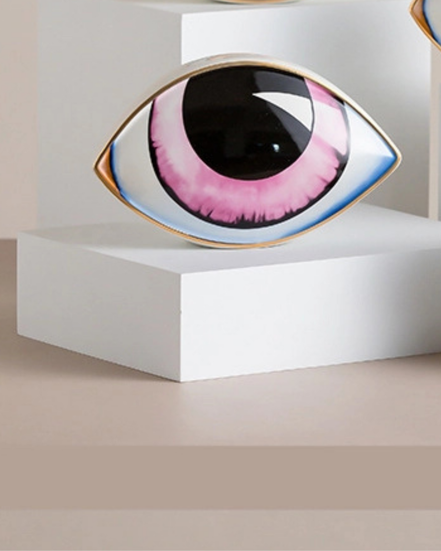 Lucky Eye Ceramic Statue